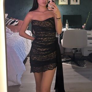 Michael Costello x Revolve Lace Dress